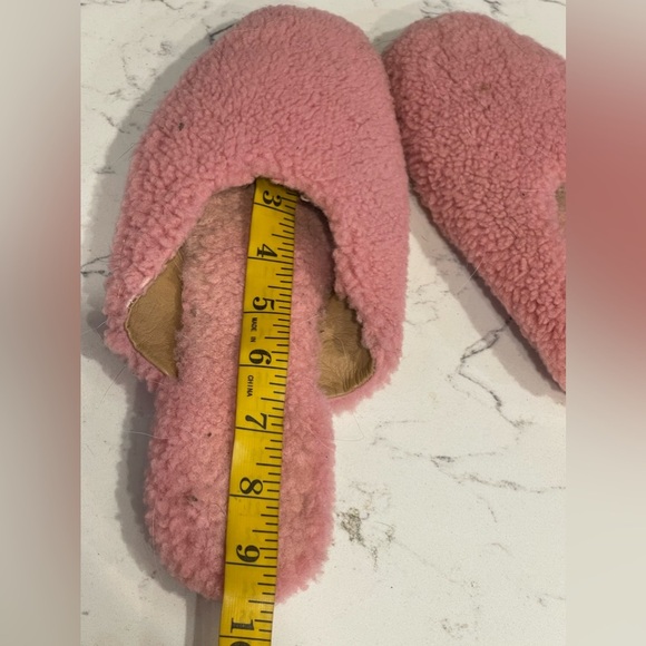 SLEEPER shearling slippers round toe slip on mule, handmade luxury 38 - Picture 6 of 6